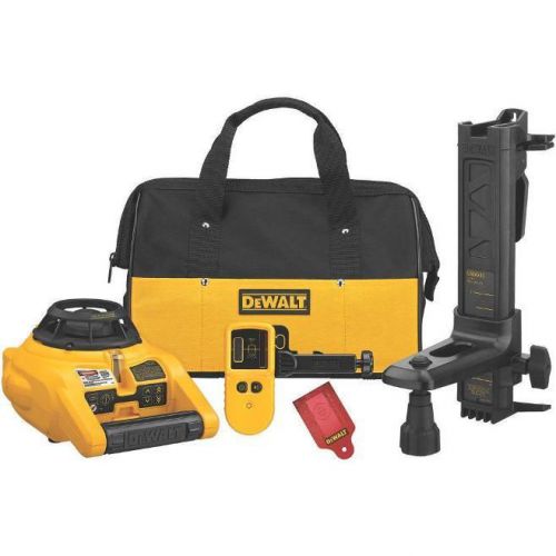 Dewalt self-leveling interior and exterior rotary laser kit dw074kd for sale