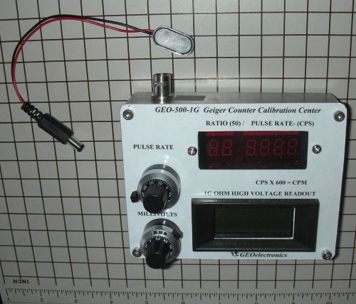 Geoelectronics geo-500-1g  60-60k cpm pulser  +1g hv geiger counter calibrator for sale