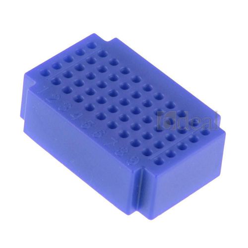 10pcs Mini Solderless PCB Breadboard Prototype Test Develop 55 Points Dark Blue