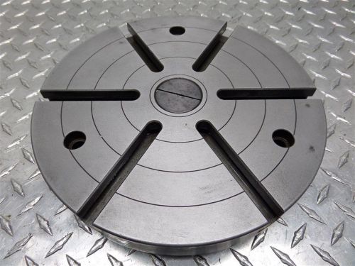 10&#034; diameter t-slotted milling table 2-1/4&#034; tall heavy duty for sale