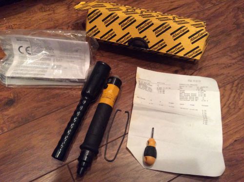 Atlas copco lum22 pr10 pneumatic screwdriver push to start used paperwork for sale