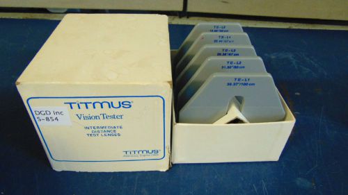 Titmus Vision Tester Intermediate Distance Test Lenses &#034;Good Condition&#034; S854