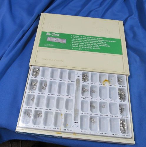 3M ion Dental Crown Case. Contains 60 Crowns.