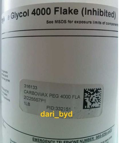 Polyethylene Glycol Carbowax Flakes 4000 PEG 4000 - 50 g. /PL/