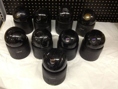Lot of 9 AS-IS Costar PTZ Pan Tilt Zoom Cameras CDC2500HX CDC2500H Some Damage