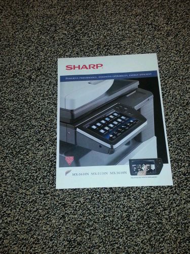 SHARP MX3110N NETWORK COLOR COPIER PRINTER SCANNER WITH 3 X 500 PAPER TRAYS