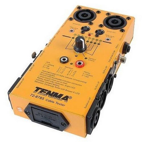 TENMA 72-8785 UNIVERSAL MUSIC BAND AUDIO AV ELECTRICAL AMP CABLE &amp; LEAD TESTER