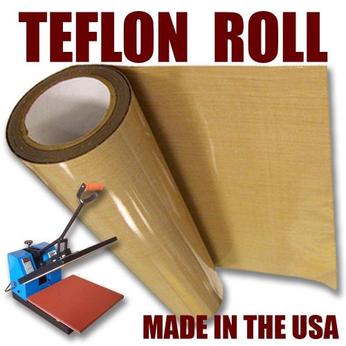 Teflon roll - 18&#034; x 20yards 54 ft ptfe film .003 x20&#034;x54 ft sheet heat press for sale