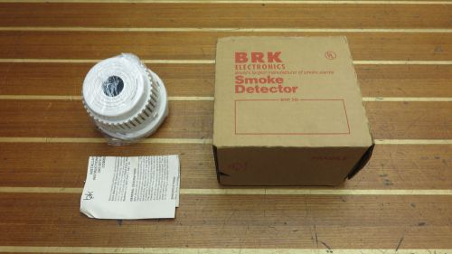 BRK Electronics 2851B 24 volt Smoke Detector Alarm 2-Wire White NEW