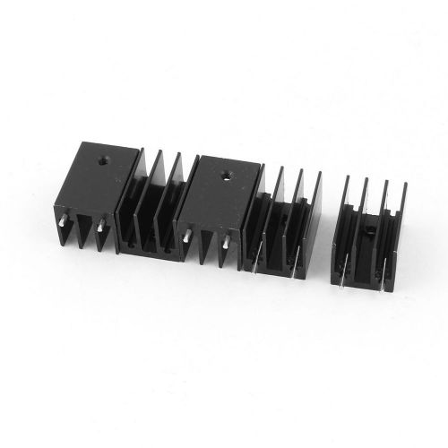 5pcs TO-220 Mosfet Transistors IC Aluminum Needle Heat Sink 25x16x16mm