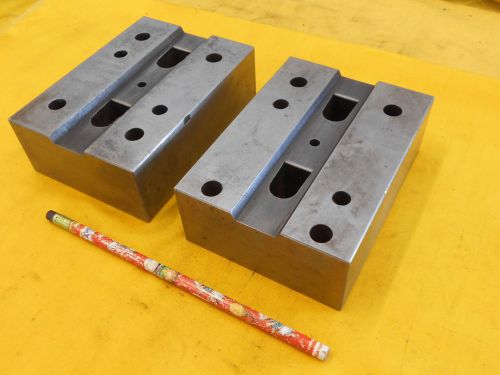 PAIR of RISER BLOCKS for BENCH CENTER or TOOL &amp; CUTTER GRINDER WORKHEAD