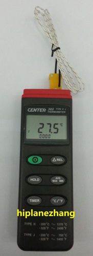Single channel k type j type thermometer -200c-1370c/760c -328f-2498f/1400f 302 for sale
