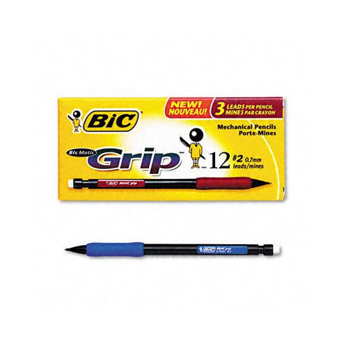 Bic Corporation 0.7 Mm Hb #2 Matic Grip Mechanical Pencil (Dozen)