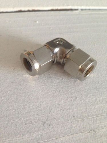 316 stainless steel compression 1x3/8 Parker elbow and 5x3/8&#034;compression fitting