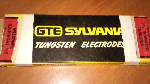 GTE SylvaniaTungsten Electrodes 6 Pcs .040&#034;*7&#034; Long*TIG Welding