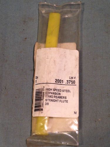 High Speed Speed Steel Expansion Reamers Straight Flute 3/8
