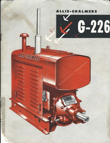 Equipment Brochure - Allis-Chalmers - G-226 Industrial Engine Power Unit (E2115)