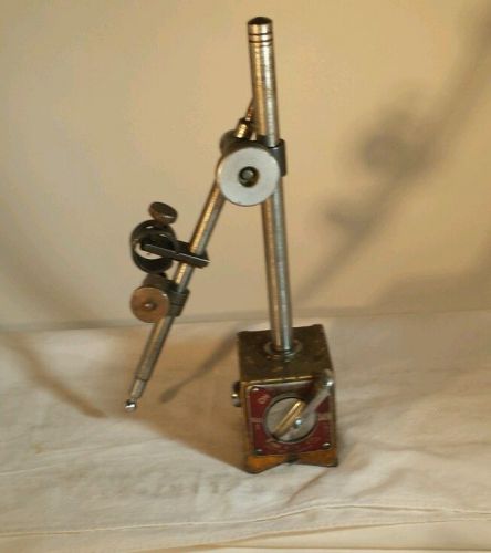 MAGNETIC BASE WITH ATTACHMENTS  Machinist Mechanic Millwright INDICATOR WITH BOX