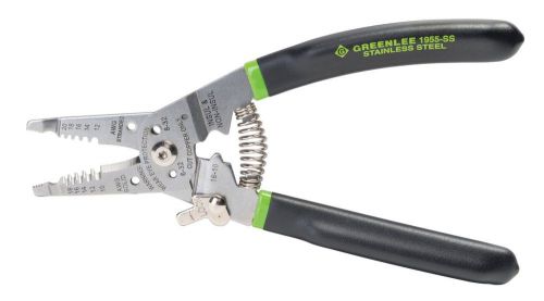 GREENLEE 1955-SS Wire Stripper, 18 to 10 AWG, 7-1/4 In