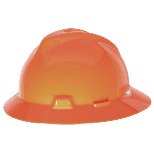 Hard hat, full brim, hi-vis orange 489360 for sale
