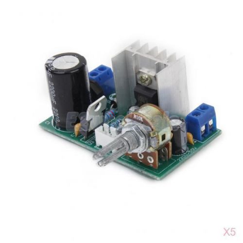 5x AC/DC 3-40V to DC 1.25-37V Adjustable Voltage Regulator Step-down Module DIY