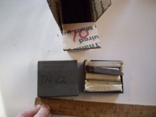 10  D6 C2 3/8&#034; Yugoslavia Carbide Tip Cutting Tools Metal Lathe Boxed 2 1/2&#034; Lng