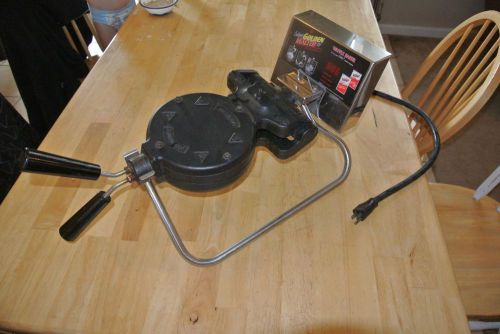 Carbon&#039;s golden malted commercial waffle maker baker popout iron for sale