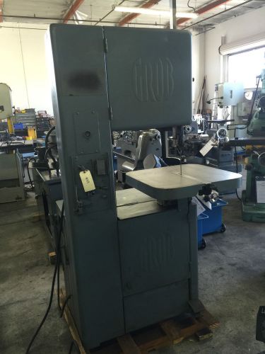Grob 18&#034; vertical band saw for sale