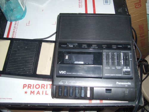 Panasonic RR-830 Standard Cassette Transcriber with RP-2692 Foot Control