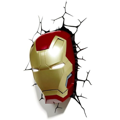 Iron Man Mask 3D Deco Light Wall Bedroom Living Room Gifts to your children NEW