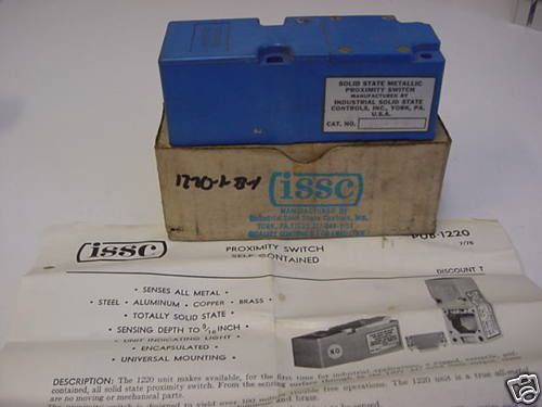 ISSC 1220-1-B-1 Proximity Switch