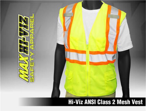Orange Safety Vests W/ Pockets