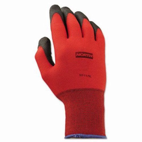 North Safety NorthFlex Red Foamed PVC Gloves, Red/Black, Size 9L (NSPNF119L)