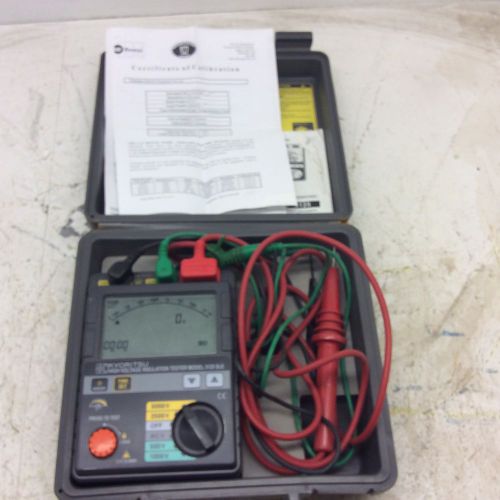 (1) kyoritsu 3125 high voltage insulation tester can 50469 for sale