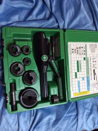 Greenlee Hydraulic Punch Driver Set, Quick Draw, 7806b