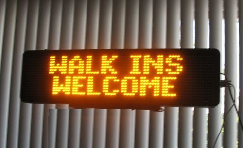LED MESSAGE SIGN, ULTRA  QUALITY, ULTRA BRIGHT, U.S. MADE COMMUNICATE &amp; SELL !