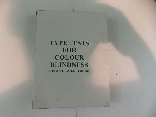 New 38 Color Test for ophthalmology use