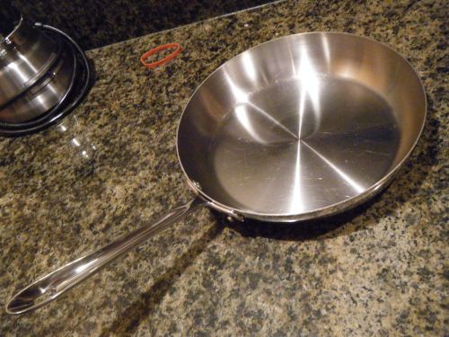 All Clad Stainless triply 11.25&#034; French frypan, used, very good condition