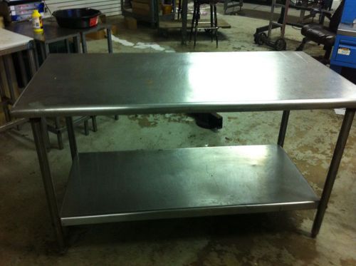 Stainless Steel Table 60&#034;x30&#034; Thick