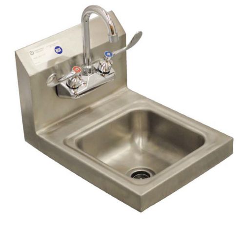 New space saver commercial kitchen wall mount s/s hand sink with faucet for sale