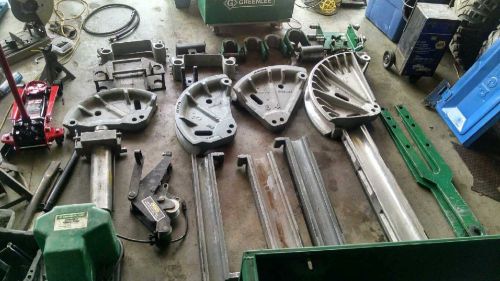 Greenlee 881 CT Hydraulic bender and attachments. 2 1/2&#034; to 4&#034;