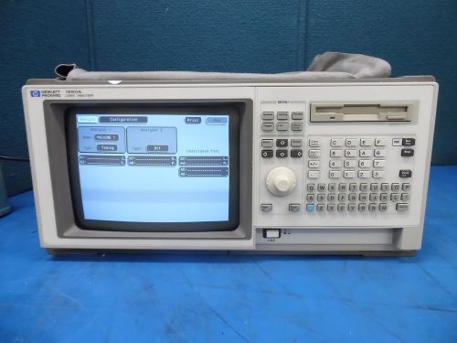 Hp hewlett packard logic analyzer mn: 1660a with bag &amp; cables sn: 3229a00261 for sale