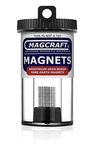 Magcraft nsn0658 1/8-inch by 1/8-inch rare earth rod magnets, 100-count-
							
							show original title for sale