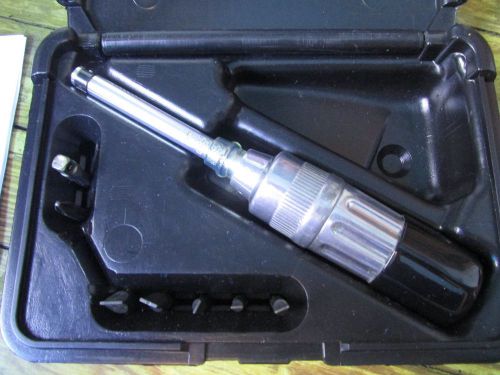 KLEIN TOOLS NEW TORQUE SCREWDRIVER SET CAT #57034 &#034;last hours for sale&#034;2ND
