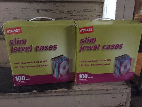 178 New Staples Slim Jewel Cases