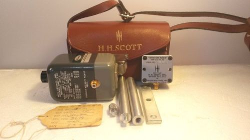 H.H. Scott Vibration Integrator 412-S5A-P1 Vibration Pickup 412-X5-P2 Kit w Case