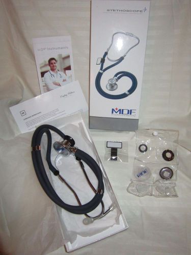 MDF® Sprague Rappaport Stethoscope MDF 4/767 Blackout Edition - Navy Blue Color