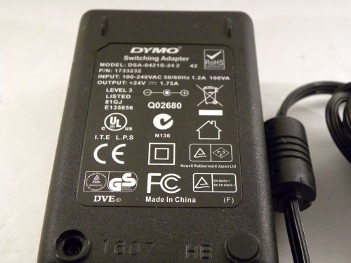 OEM GENIUNE DYMO AC DC Adapter DSA-0421S-24 2 42 Switching Power Supply Charger