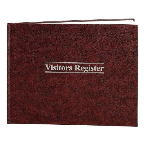 Wilson Jones Visitors Register Book ,Red Cover-
							
							show original title
