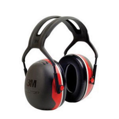 3M Peltor X-Series X3A Over-The-Head Red and Black Earmuffs- NRR 28